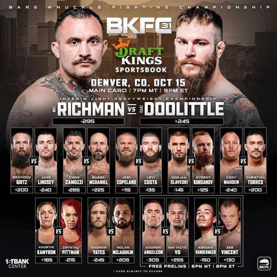 BKFC 31 кард