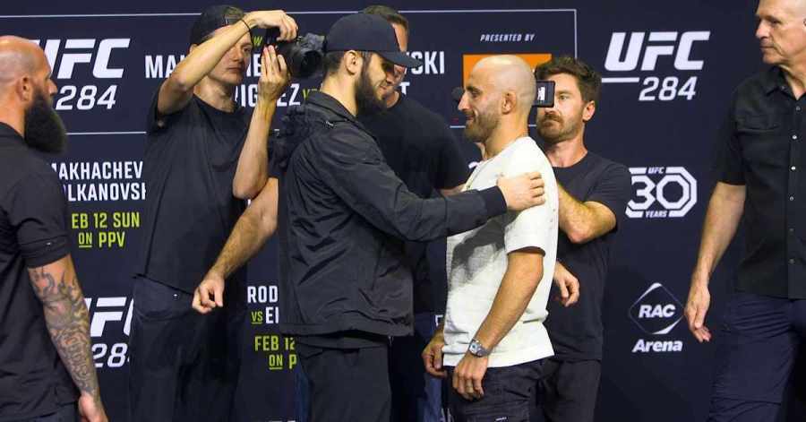 UFC 284: Официальное взвешивание и Битва взглядов Прямая трансляция