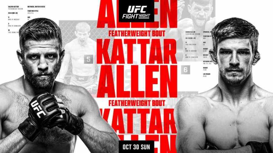 UFC Vegas 63 Прямая трансляция. Бой Кэттер vs Аллен Смотреть онлайн прямой эфир 29 октября