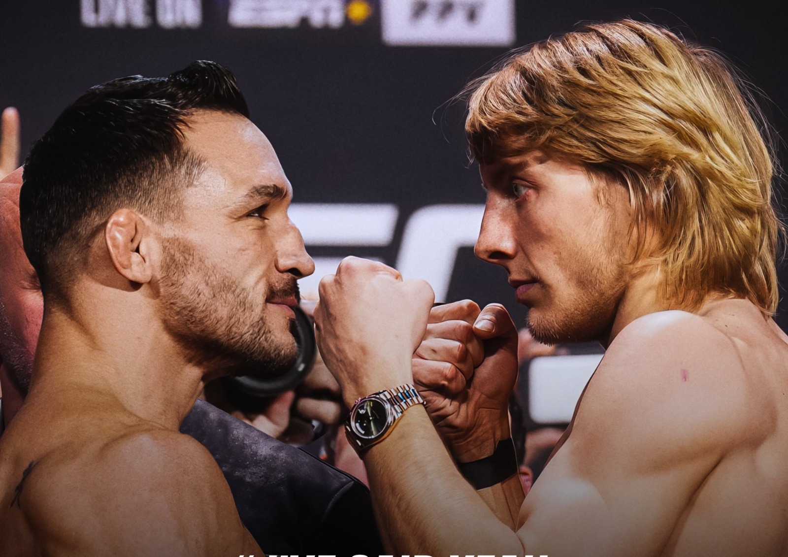 Майкл Чендлер — Пэдди Пимблетт Полный бой UFC 314 смотреть онлайн (Видео)